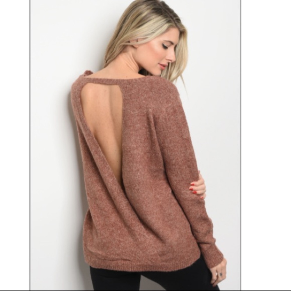 Dusty Rose Knit Sweater NWT